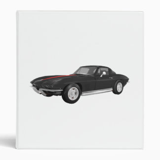1967 Corvette Sports Car: Black Finish: Binder