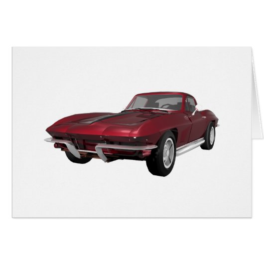 1967 Corvette: Sports Car: Candy Apple Finish: (Front Horizontal)