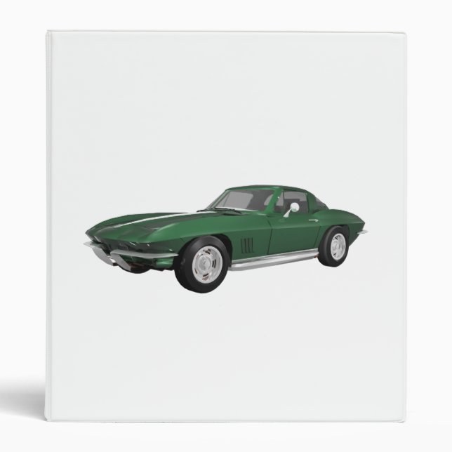 1967 Corvette Sports Car: Green Finish: Binder (Front)
