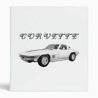 1967 Corvette Sports Car: White Finish: Binder