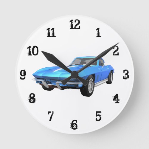 1967 Corvette Wall Clock