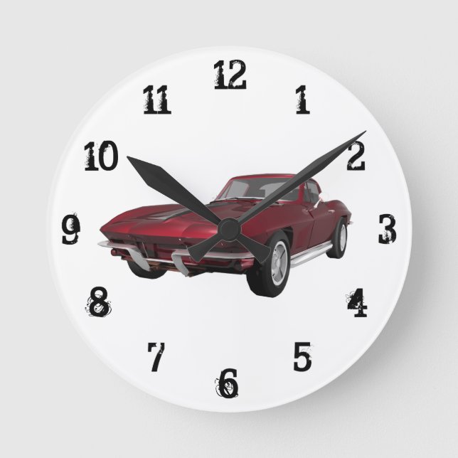 1967 Corvette: Wall Clock (Front)