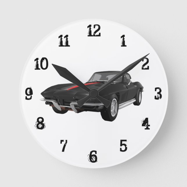 1967 Corvette: Wall Clock (Front)
