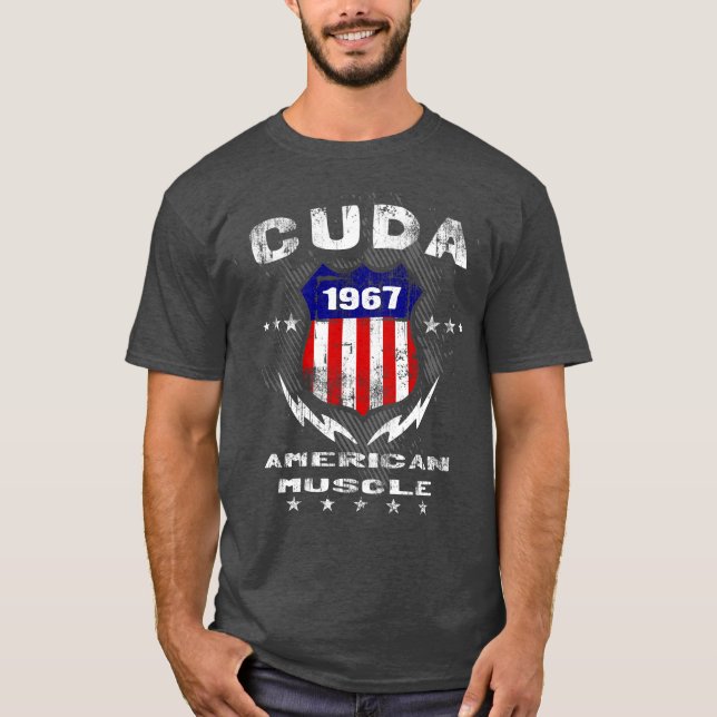 1967 Cuda American Muscle T-Shirt (Front)