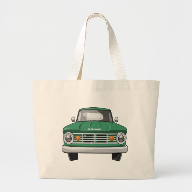 1967 Dodge Fargo Truck Large Tote Bag (Front)