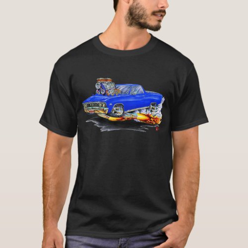 1967 El Camino Blue Truck T_Shirt