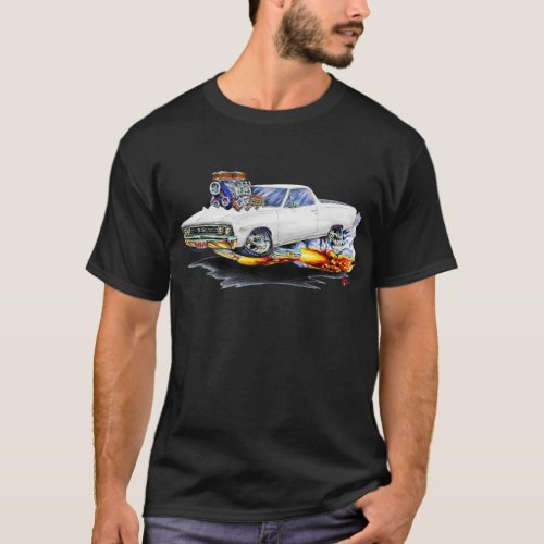 1967 El Camino White Truck T_Shirt