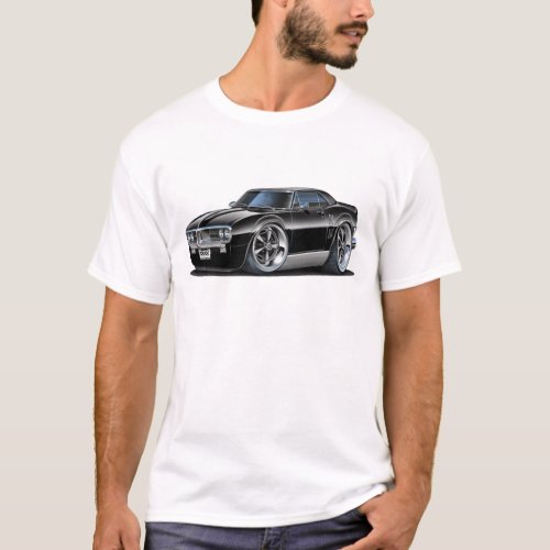 1967 Firebird Black Car T_Shirt