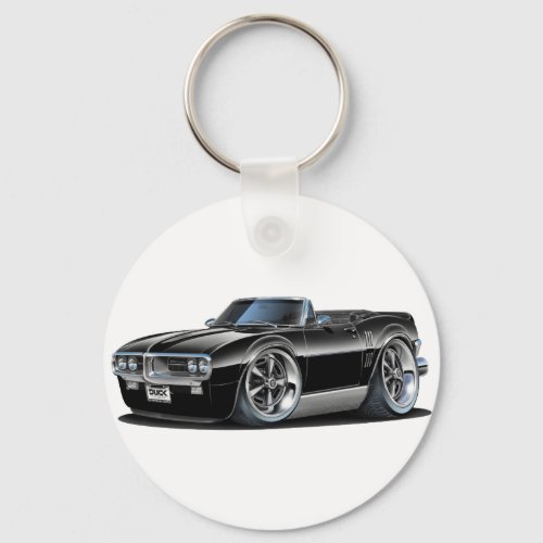 1967 Firebird Black Convertible Keychain