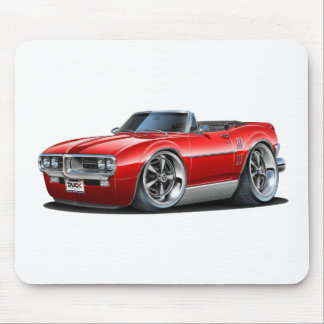1967 Firebird Red Convertible Mouse Pad