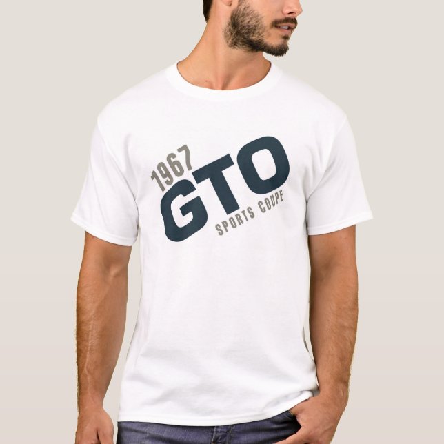 1967 GTO Sports Coupe - Mariner Turquoise T-Shirt (Front)