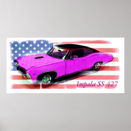 1967 Impala SS 427 Poster