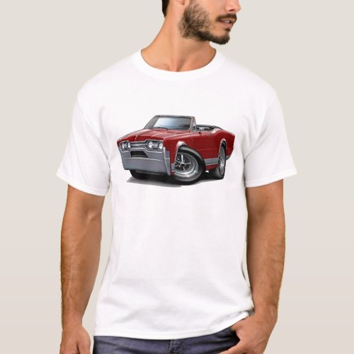 1967 Olds Cutlass Maroon Convertible T-Shirt