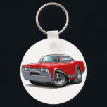 1967 Olds Cutlass Red-Black Car Keychain<br><div class="desc">Keychain Template</div>