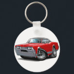 1967 Olds Cutlass Red-Black Car Keychain<br><div class="desc">Keychain Template</div>