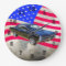 1967 Pontiac GTO and American Flag