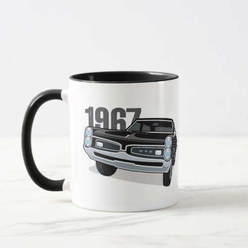 1967 Pontiac GTO Black Mug