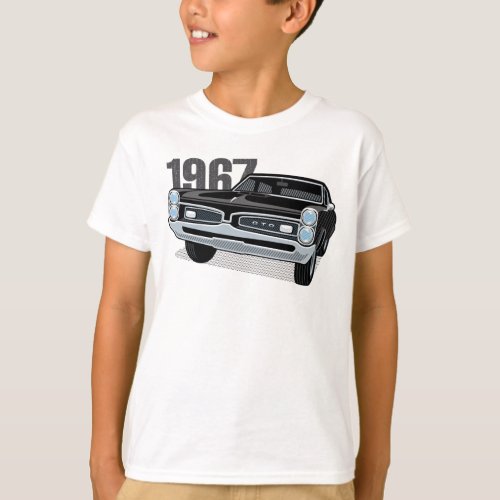1967 Pontiac GTO Black T-Shirt