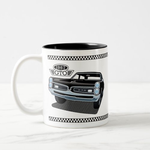 1967 Pontiac GTO Black Two_Tone Coffee Mug