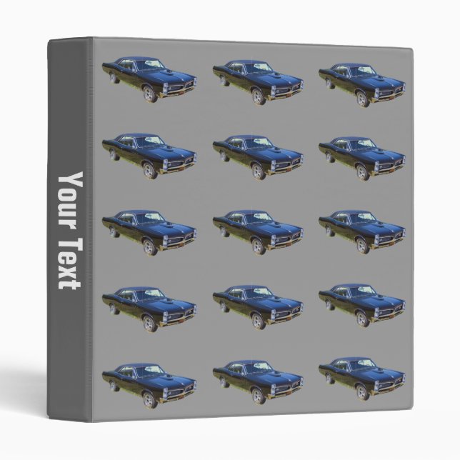 1967 Pontiac GTO Muscle Car Binder (Front/Spine)