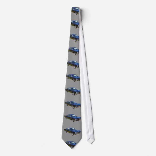 1967 Pontiac GTO Muscle Car Neck Tie (Front)