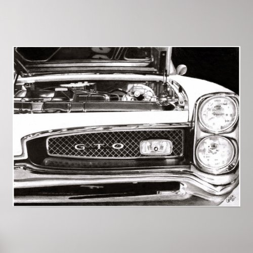 1967 Pontiac GTO Poster