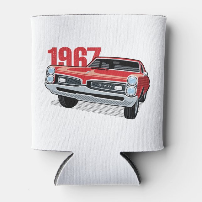 1967 Pontiac GTO Red Can Cooler (Front)