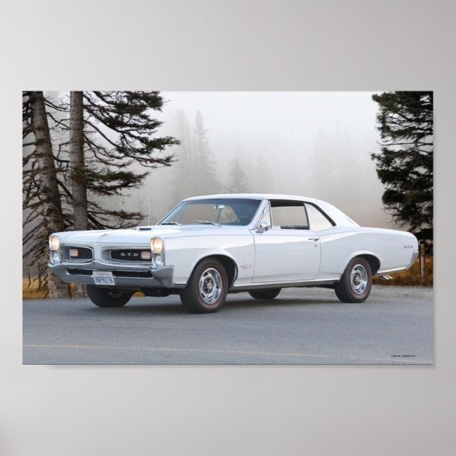 1967 Pontiac GTO White Goat II Poster (Front)