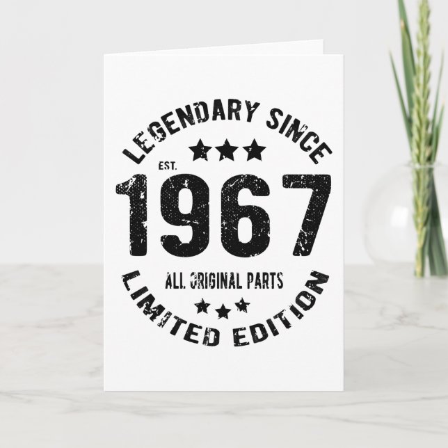 1967 Vintage Birthday Card (Front)