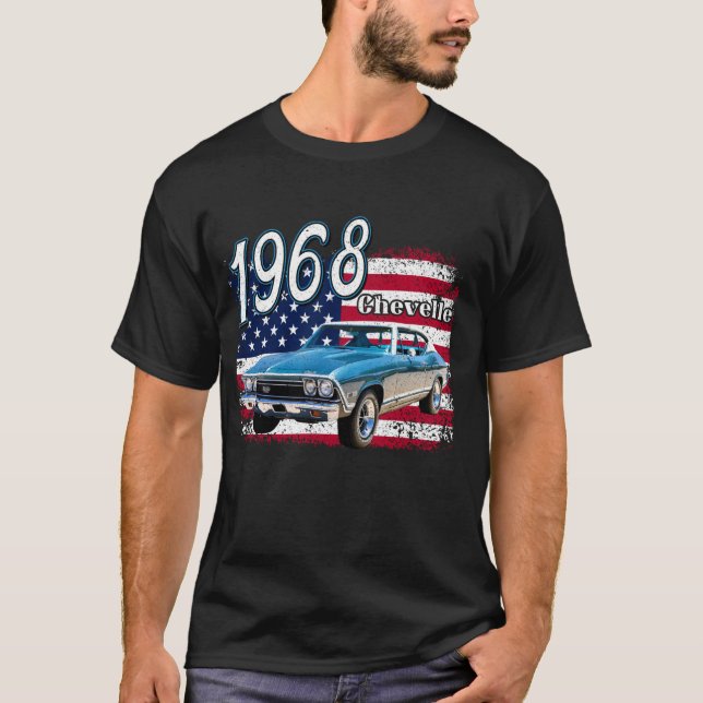 1968,68,Chevelle,SS,396,4th,of,july,american T-Shirt (Front)