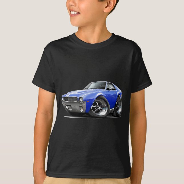 1968-69 AMX Blue-White Car T-Shirt (Front)