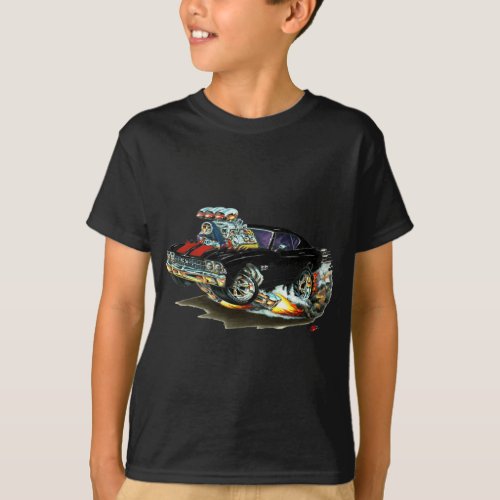 1968_69 Chevelle Black_Red Car T_Shirt