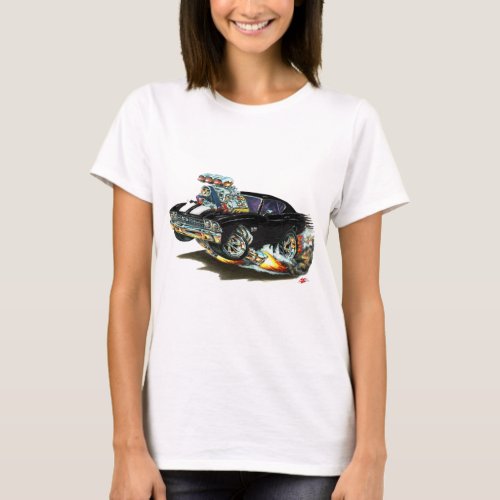 1968_69 Chevelle Black_White Car T_Shirt