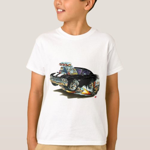 1968-69 Chevelle Black-White Car T-Shirt