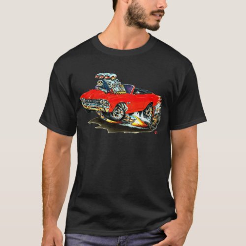 1968_69 Chevelle Red Convertible T_Shirt