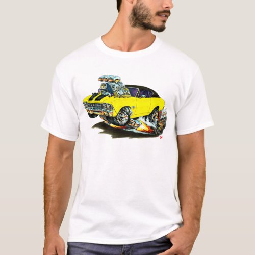 1968-69 Chevelle Yellow-Black Top Car