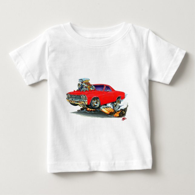 1968-69 El Camino Red Truck Baby T-Shirt (Front)
