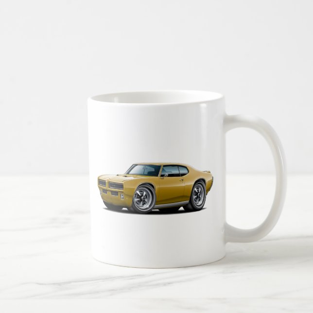 1968-69 GTO Gold Car Coffee Mug (Right)