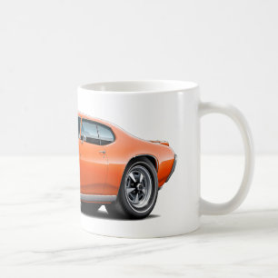 1968-69 GTO Orange Car Coffee Mug