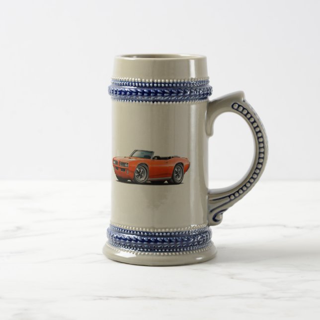 1968-69 GTO Orange Convertible Beer Stein (Right)