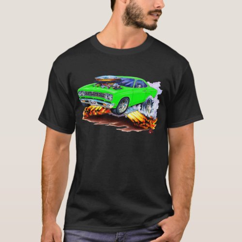 1968_69 Roadrunner Lime Car T_Shirt