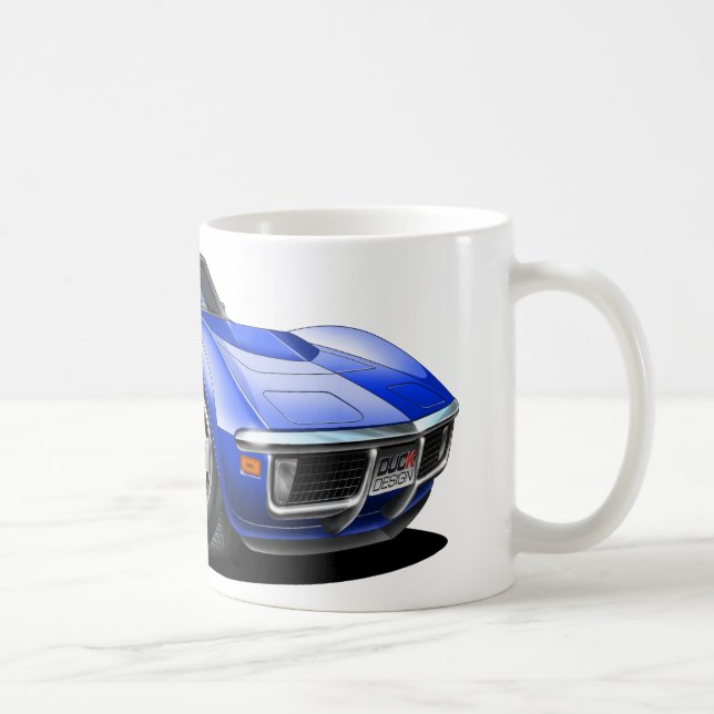 1968-72 Corvette Blue Car Coffee Mug (Right)