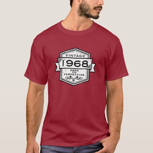 1968 Aged To Perfection Clothing T_Shirt