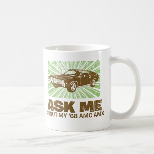 1968 AMC AMX COFFEE MUG