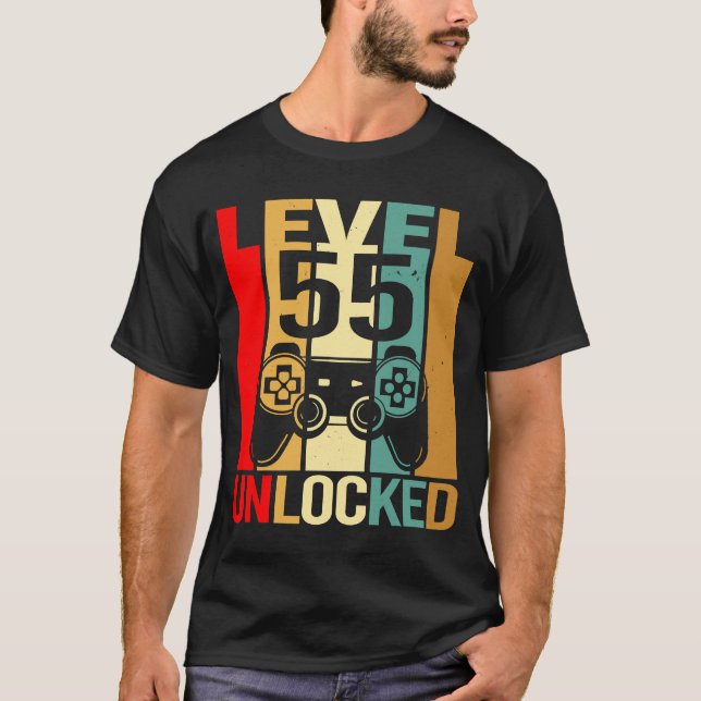 1968 Birthday Men Male Him Fun 55  55th Birthday T-Shirt (Front)