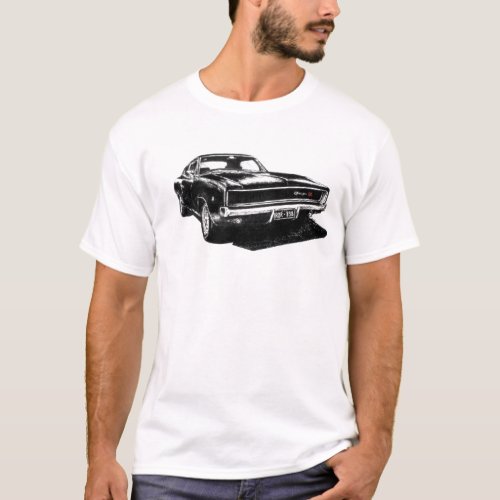 1968 Bullitt Charger RDR 838 T_Shirt