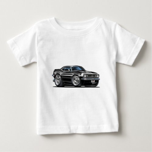 1968 Camaro Black_White Car Baby T_Shirt