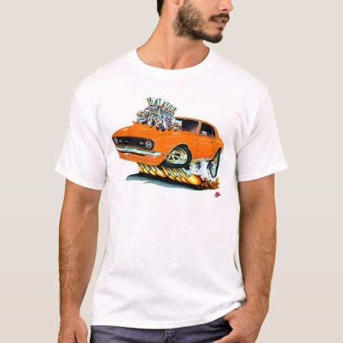 1968 Camaro SS Orange Car T_Shirt