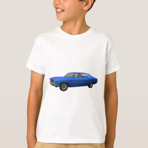 1968 Chevelle SS: Blue Finish T-Shirt