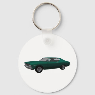 1968 Chevelle SS: Green Finish Keychain
